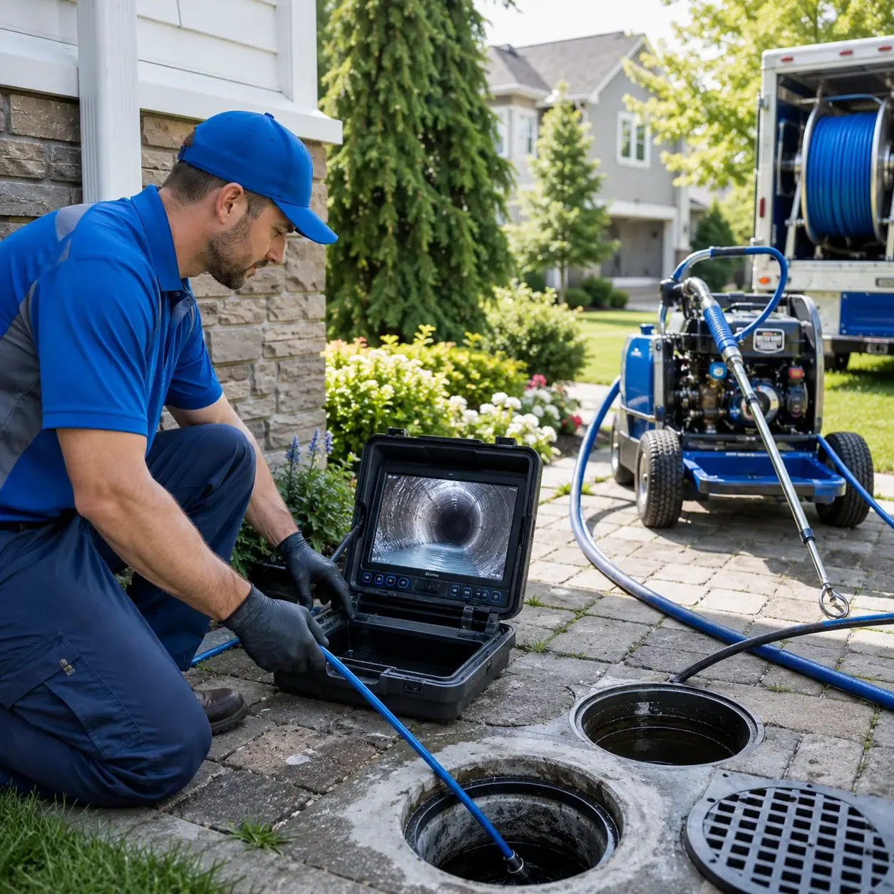 Outdoor drain cleaning professionals serving Phillipsport, NY